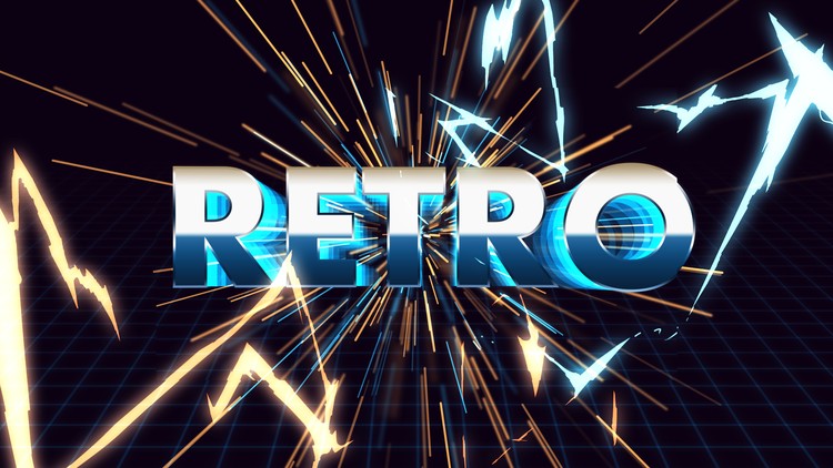 Udemy - Make an amazing retro title in After Effects