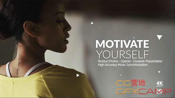 AE模板-时尚体育健身快闪视频包装片头 Workout Motivation Opener
