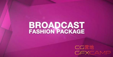 AE模板-时尚电视广告栏目包装片头 Broadcast Fashion Package