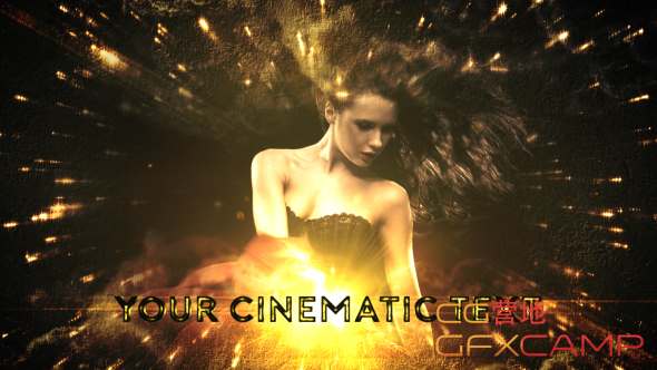 AE模板-复古大气文字标题宣传片头 Cinematic Trailer