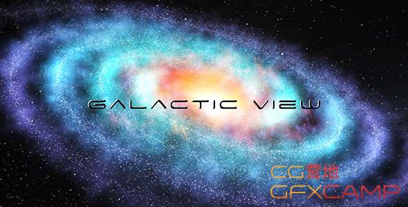AE模板-星空银河视频动画片头 Galactic View