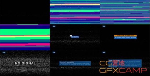 AE模板-旧电视雪花信号损坏接收不良效果 Ultimate Bad TV Signal Pa