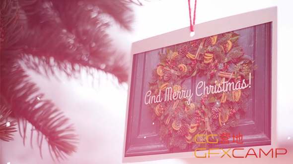 AE模板-圣诞节宣传相册图片展示片头 Christmas Slideshow