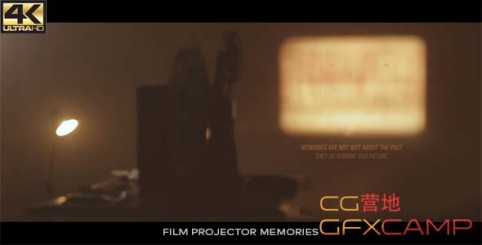 AE模板-电影胶片放映机回忆视频片头 Vintage Memories – Film Proje