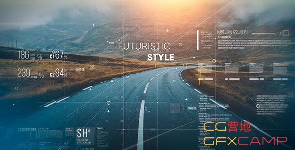 Futuristic Parallax Slideshow