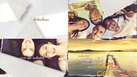 VideoHive Torn Slideshow - Image:Video