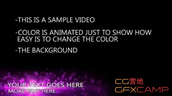 Particle Lower Third