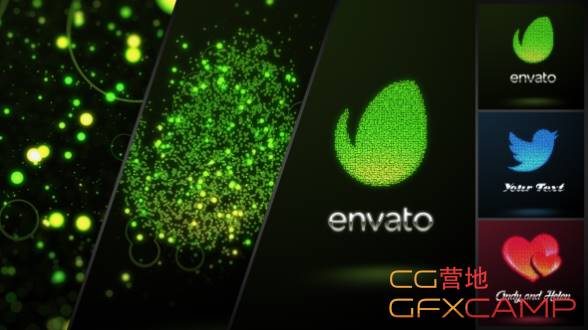 Glowing Dots Logo