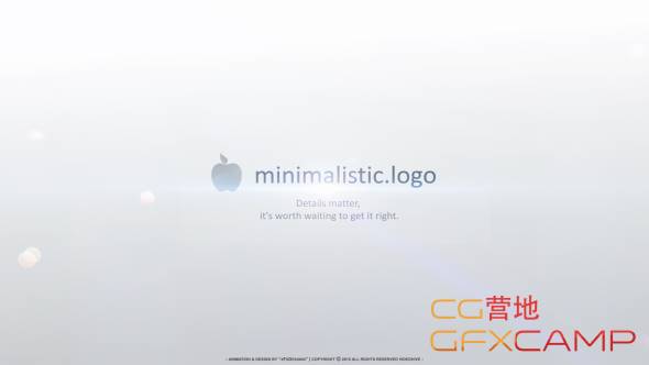 Corporate Slogan Image Logo Reveal