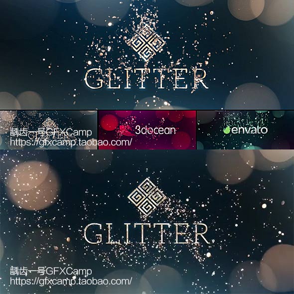 glitter-particles