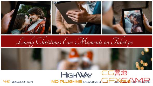 Lovely Christmas Eve Moments on Tablet PC