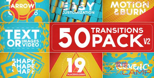 50 Transitions Pack with Opener