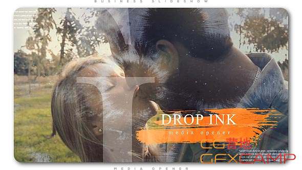 Ink Drop Romantic Media Opener