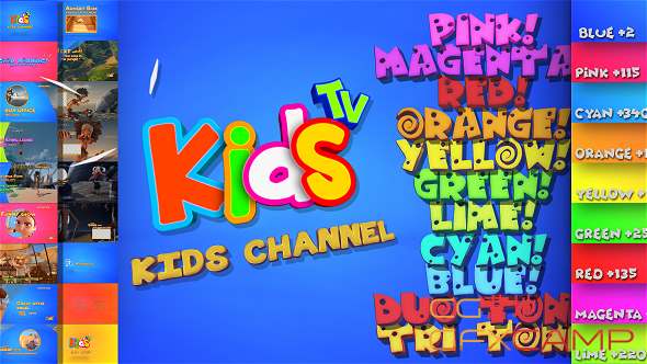 Kids And Family Channel Broadcast Graphics Package