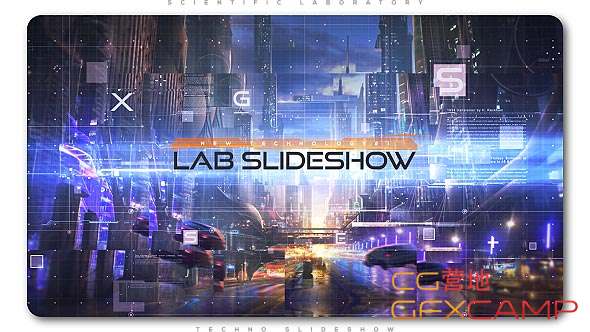 Scientific Laboratory Techno Slideshow