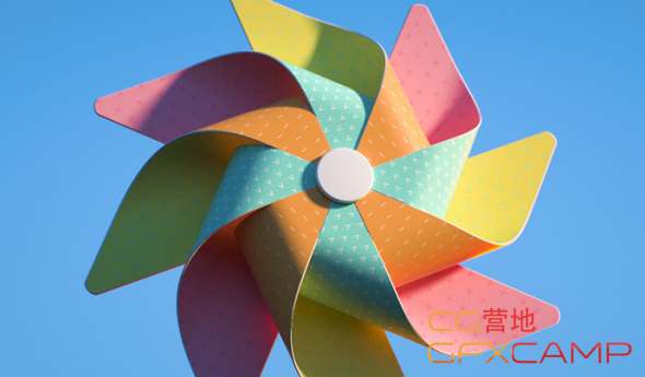 Cinema-4D-How-to-Create-a-Pinwheel-Tutorial