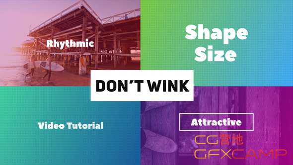 Don't Wink - Typographic Intro