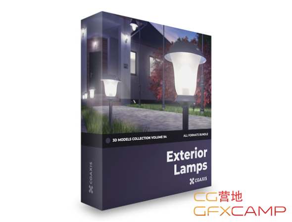 CGAxis---Exterior-Lamps-3D-Models-Collection---Volume-94