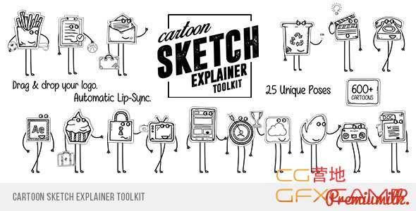 Cartoon Sketch Explainer Toolkit