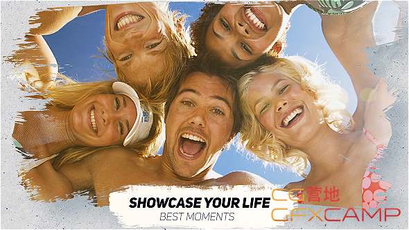 Happy Life Moments – Animated Brushes Slideshow