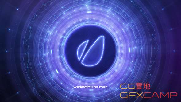 Disk Galaxy Logo Reveal