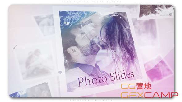 Inked Flying Photo Slides