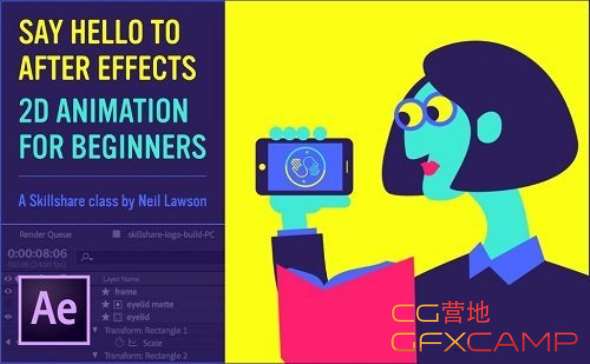 Skillshare - Say Hello to After Effects - 2D Animation for Beginners