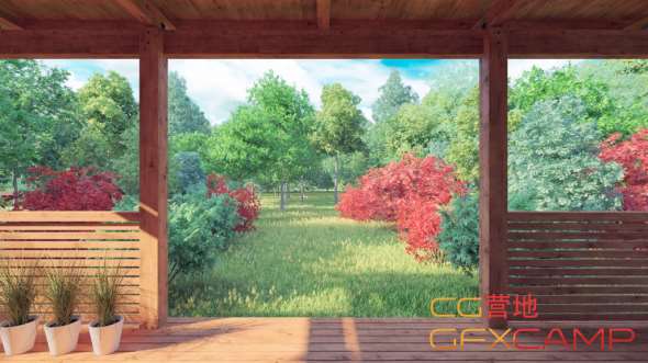 CGAxis Trees 3D Models Collection Volume 100