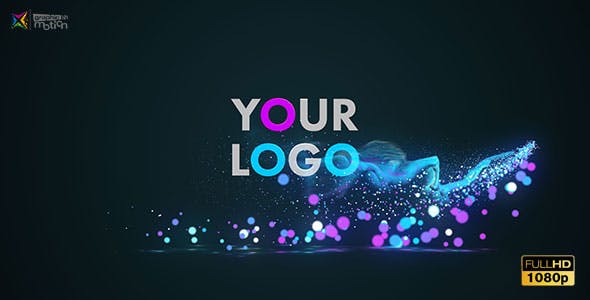 Glow Particles Logo 19477047