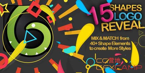 Shapes Logo Reveal Pack 14781620
