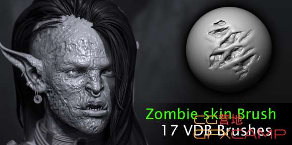 ArtStation Marketplace - Zombie skin VD Brushes