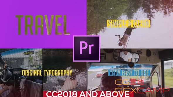 Colorful Travel Opener Typography Slideshow 23437672