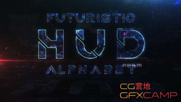 Futuristic HUD Alphabet 22745790