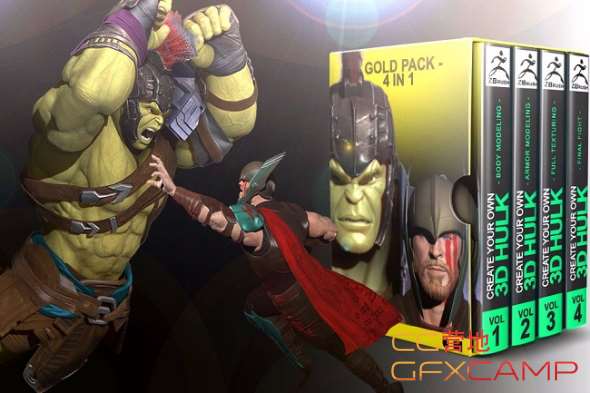 CG Makers - Create Your Own Hulk - Gold Pack