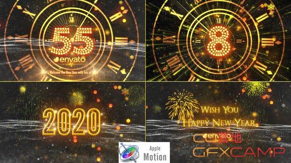New Year Countdown 2020 - Apple Motion 22919323