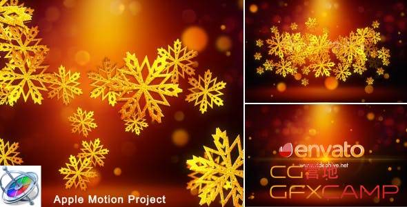 Snowflakes Logo - Apple Motion 18705444