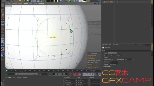PolyCircle v1.6 for Cinema 4D