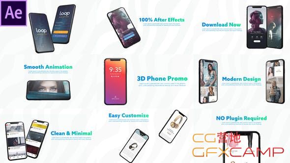 3D Smartphone Presentation for After Effects 26906704