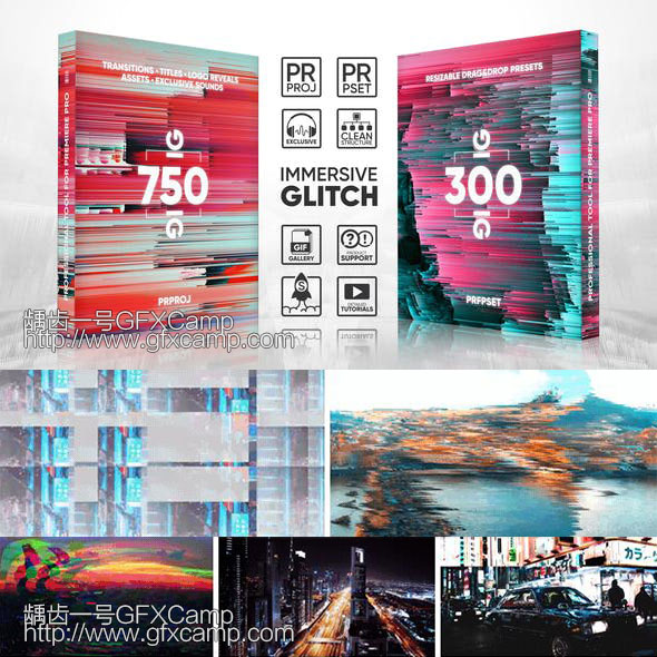 Glitch-Transitions