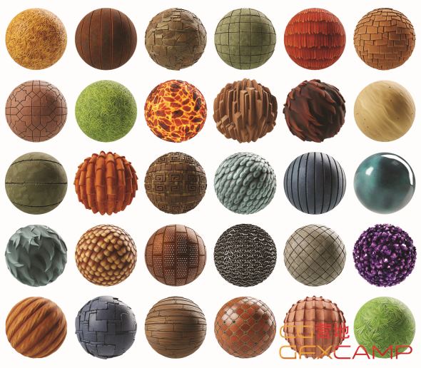 Substance Source Stylized Art A Starter Kit of 100 Materials