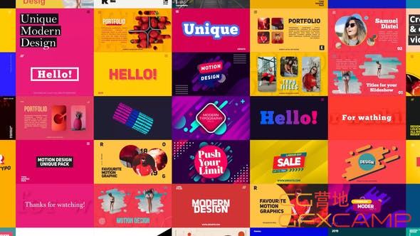 Big Typography Titles Pack 24830349