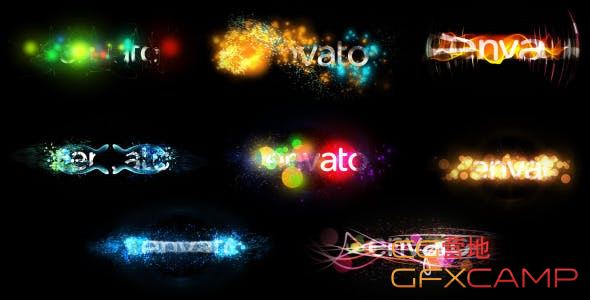 Holiday Particles Title Logo Pack 9460638