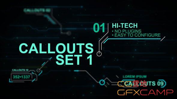 Callouts set 1 hi-tech 24318158