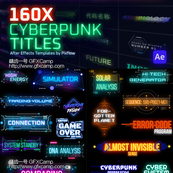 Cyberpunk-Titles-Lowerthirds-and-Backgrounds